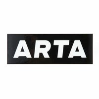 ARTA｜ARTAロゴ ステッカー Lサイズ｜ブラック