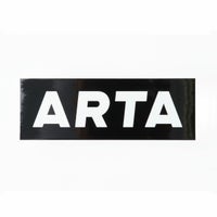 ARTA｜ARTAロゴ ステッカー Sサイズ｜ブラック