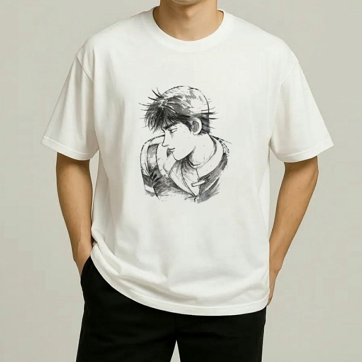 バリバリ伝説｜バリバリ伝説 GUN KOMA Tシャツ｜ホワイト