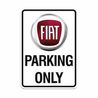FIAT｜フィアット PARKING ONLY ボード｜その他雑貨