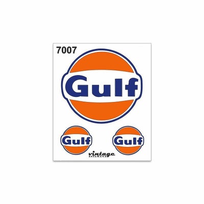 GULF｜ヴィンテージ ガルフ ステッカー 10 x 12 cm