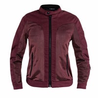 John Doe｜エアロ メッシュ ジャケット ウーマン｜ボルドー