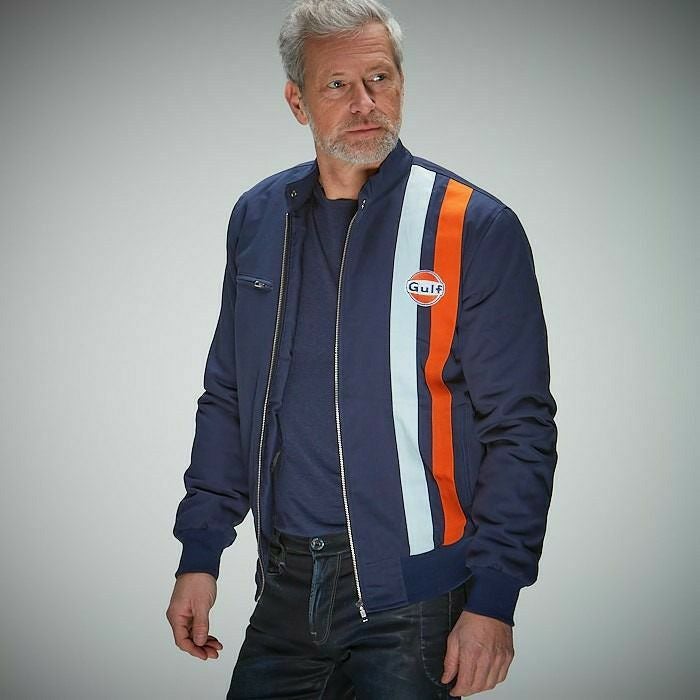 GULF｜ガルフ ディレニー ブルゾン｜アウター｜ネイビー｜モデル着用