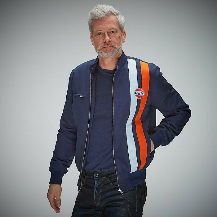 GULF｜ガルフ ディレニー ブルゾン｜アウター｜ネイビー｜モデル着用