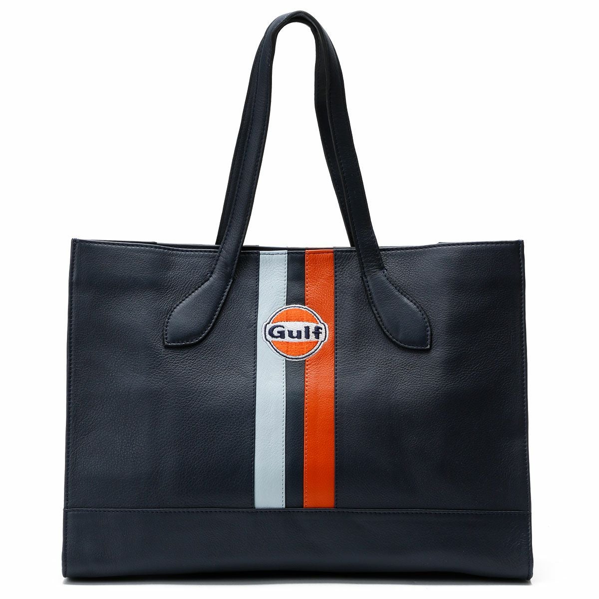 GULF｜ガルフ ショッピングバッグ｜トートバッグ｜ネイビー