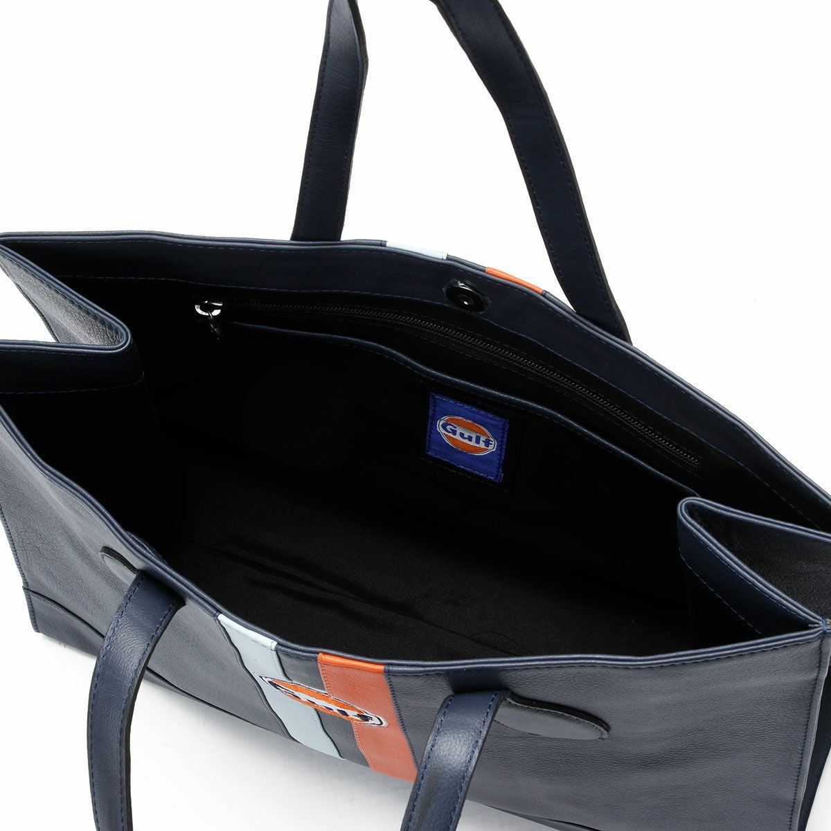 GULF｜ガルフ ショッピングバッグ｜トートバッグ｜ネイビー