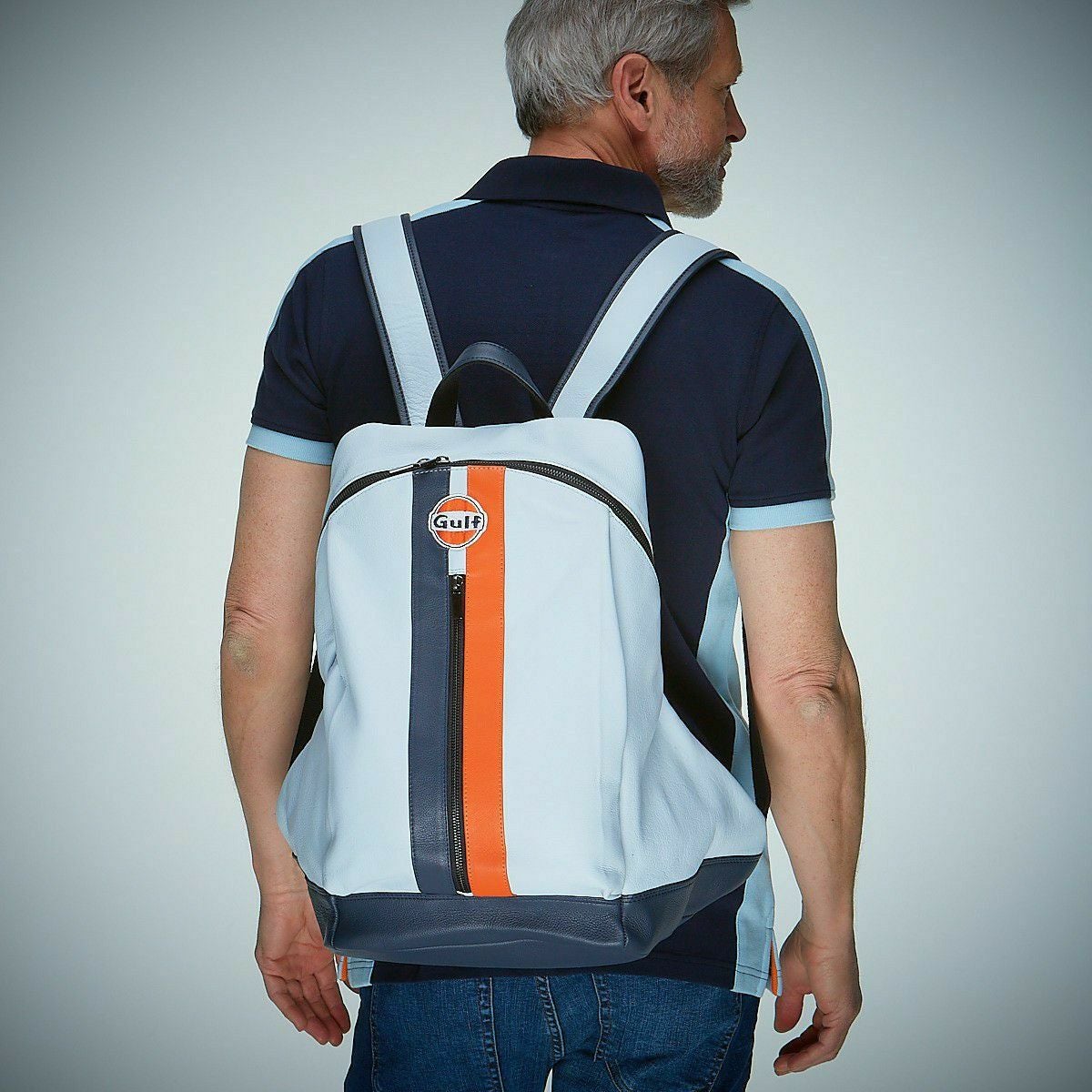 GULF｜ガルフ バックパック｜ライトブルー｜使用イメージ