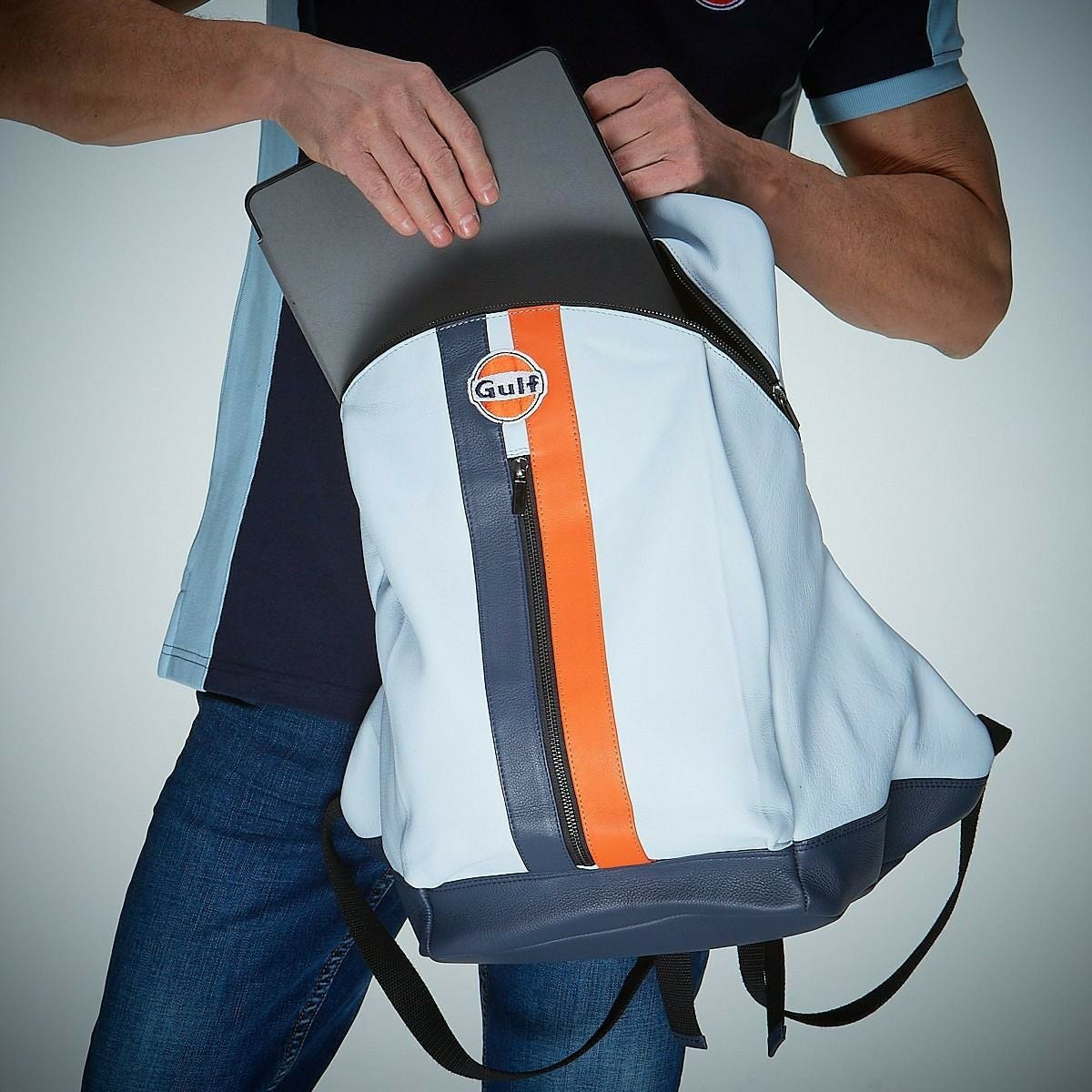GULF｜ガルフ バックパック｜ライトブルー｜使用イメージ