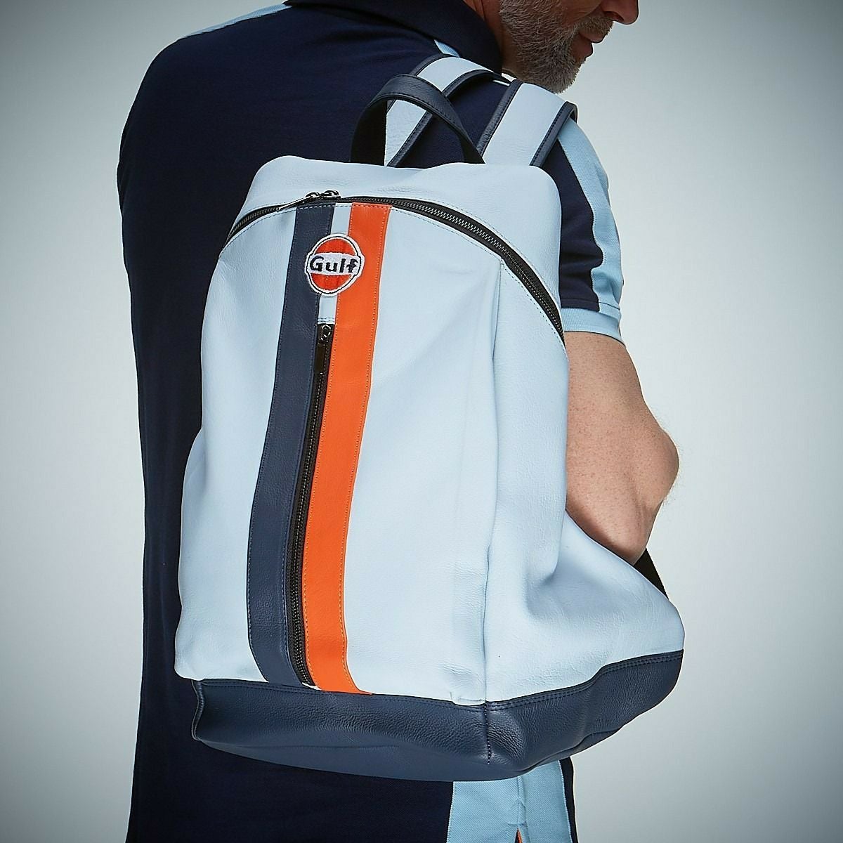 GULF｜ガルフ バックパック｜ライトブルー｜使用イメージ