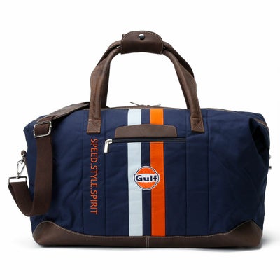 GULF｜ガルフ キャンバス トラベルバッグ ビッグ｜ボストンバッグ｜ネイビー