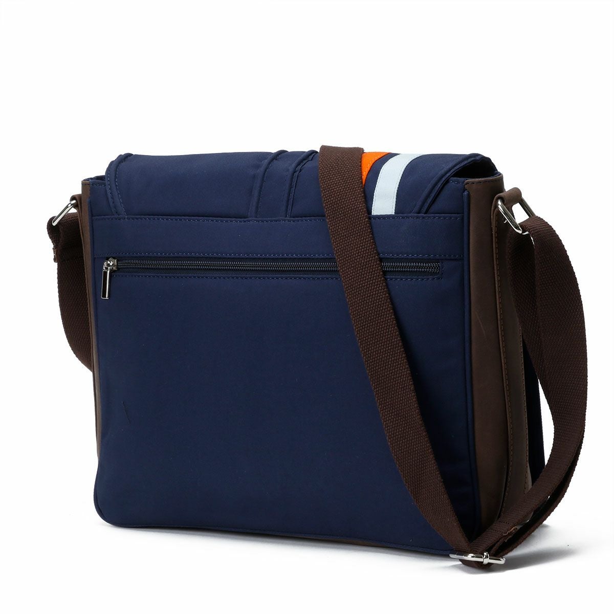 GULF｜ガルフ キャンバス シルバーストーンバッグ｜ショルダーバッグ｜ネイビー