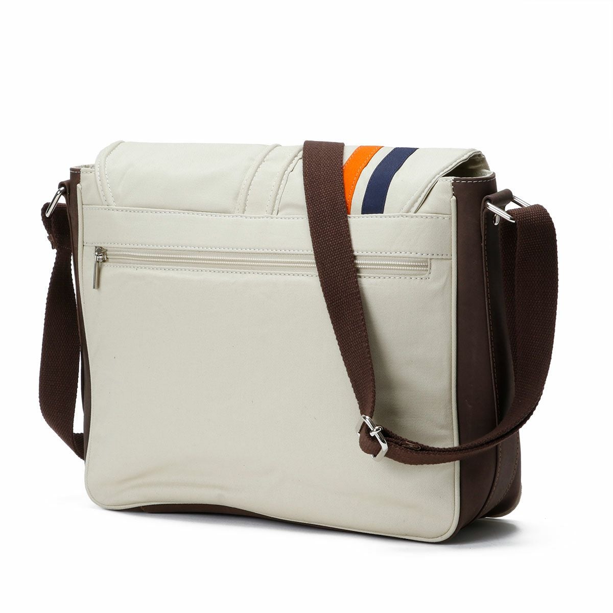 GULF｜ガルフ キャンバス シルバーストーンバッグ｜ショルダーバッグ｜ライトベージュ