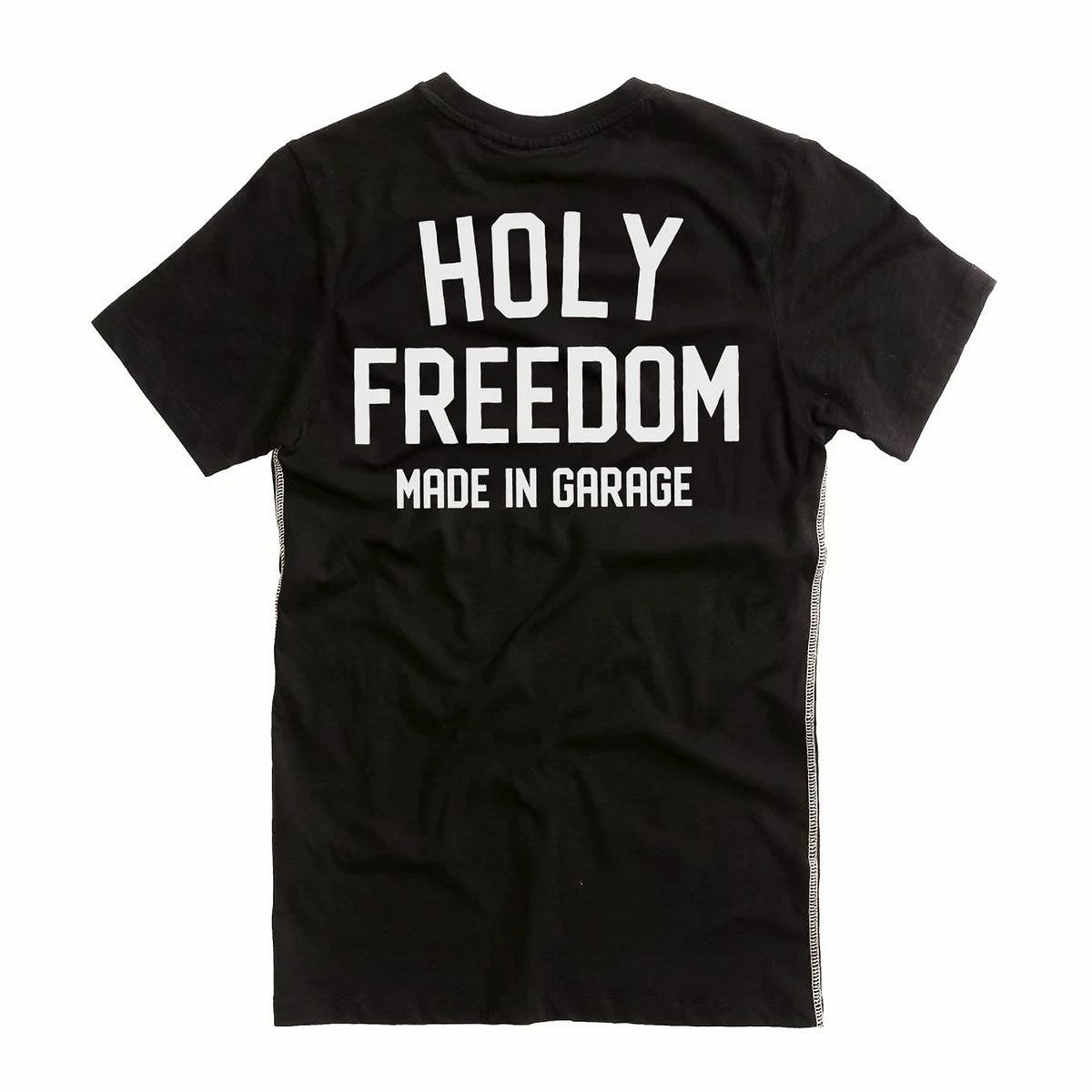 HolyFreedom｜クルー ブラック Tシャツ｜ブラック