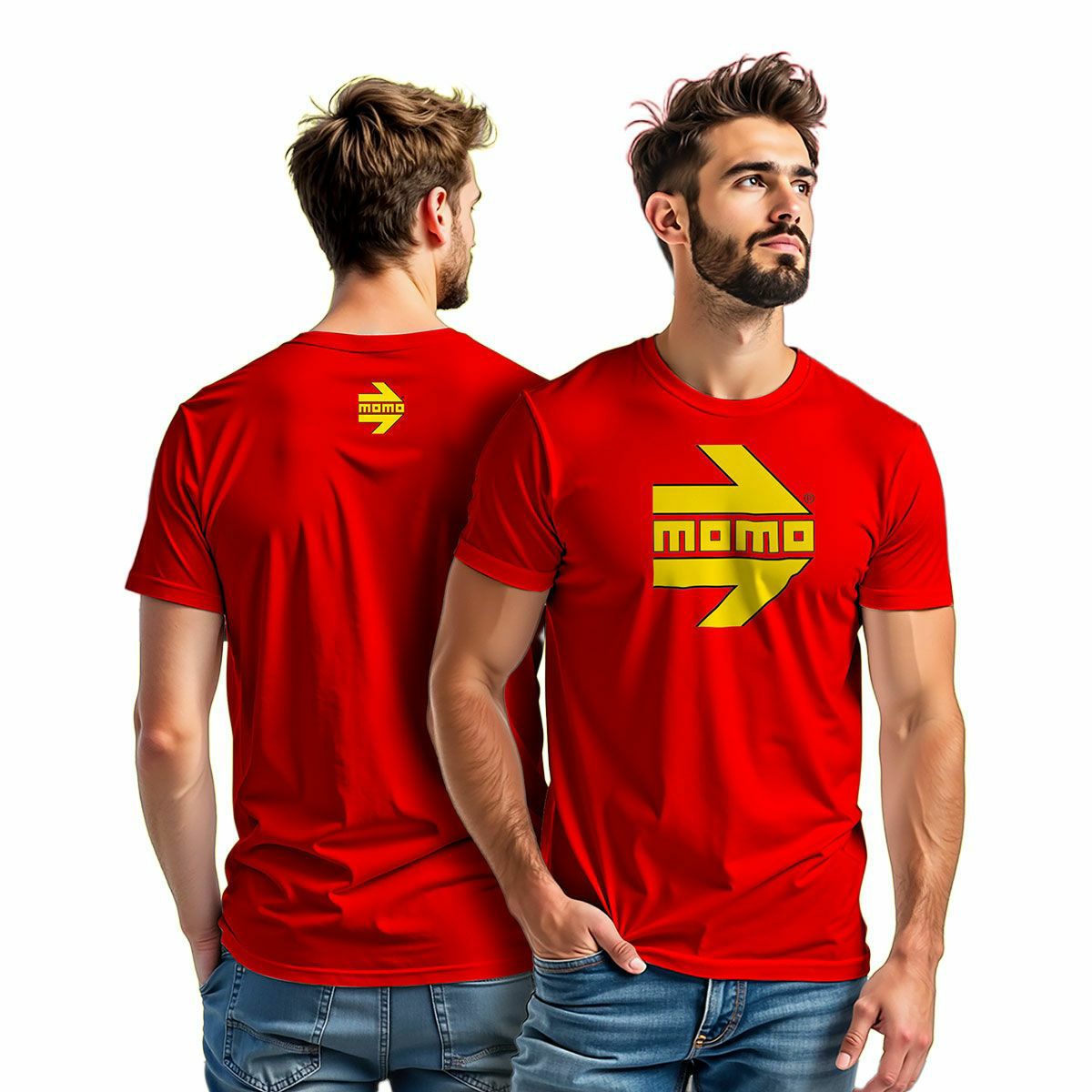 MOMO｜モモ アロー レッド Tシャツ｜