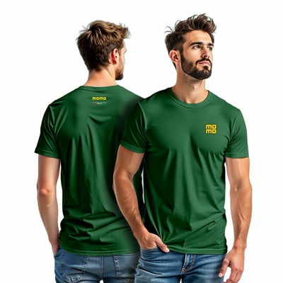 MOMO｜モモ ヘリテージ グリーン Tシャツ｜