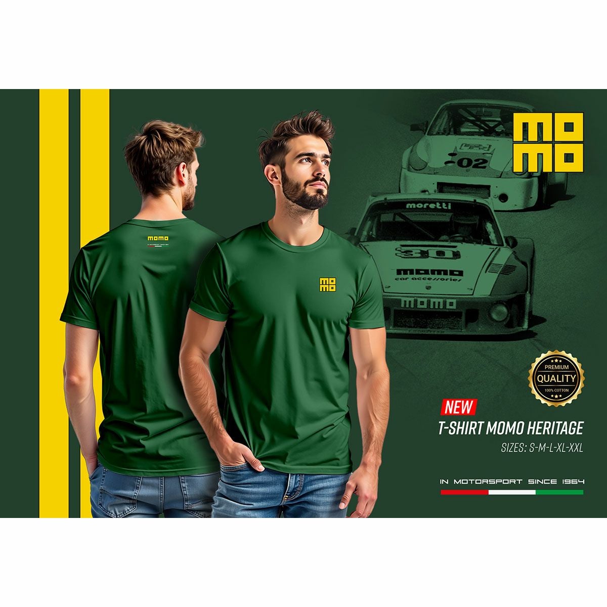 モモ ヘリテージ グリーン Tシャツ | モトーリモーダ公式オンライン