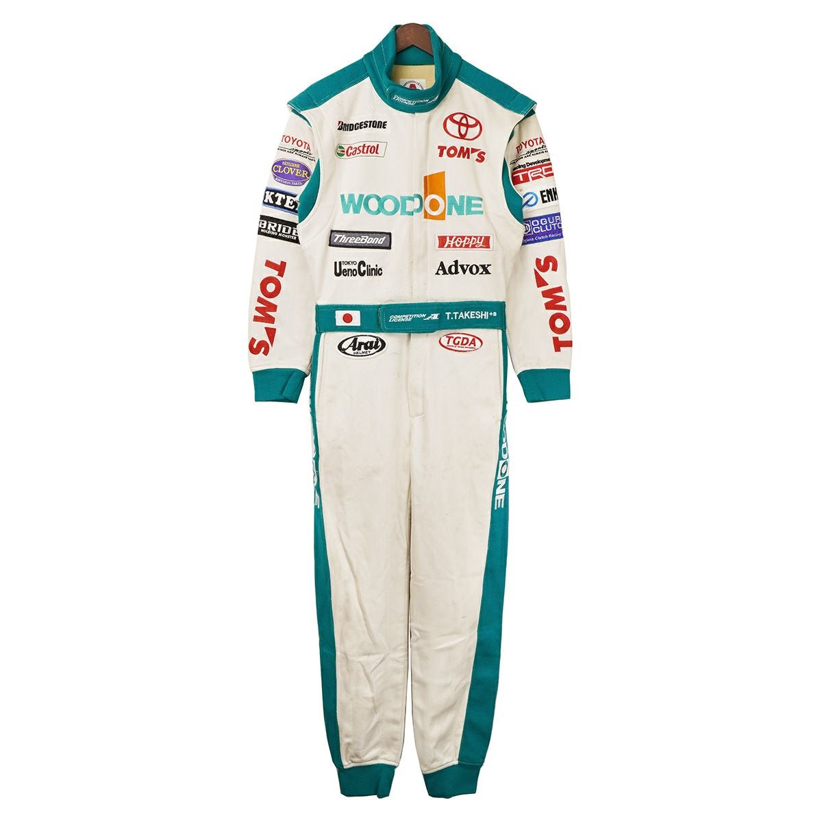 TOM’S｜GT2004WOODONE 土屋武士選手着用 レーシングスーツ｜アウター