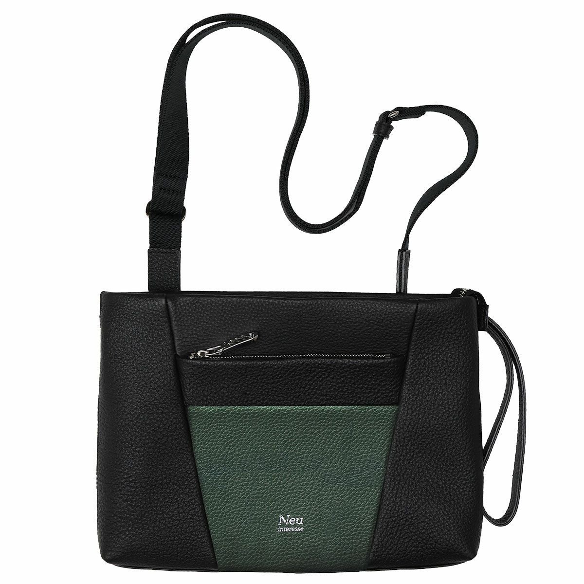 neuinteresse｜ドリフトキング 2ｗａｙ ショルダーバッグ｜ブラック×グリーン