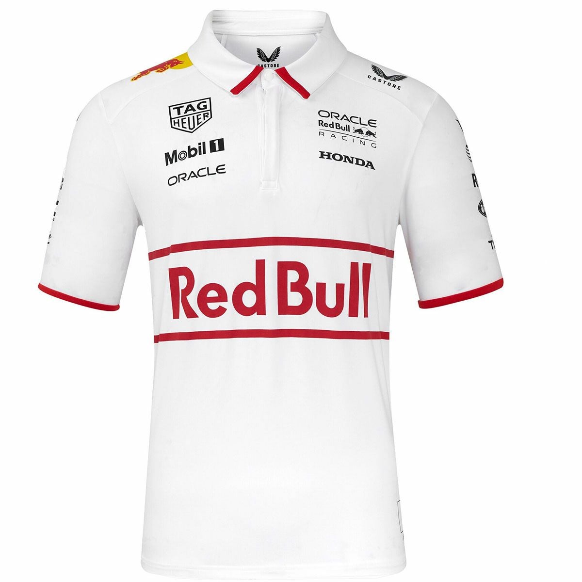 Red Bull Racing｜オラクル レッドブル レーシング 日本GP レプリカ チーム ポロシャツ 2025｜ポロシャツ｜ホワイト