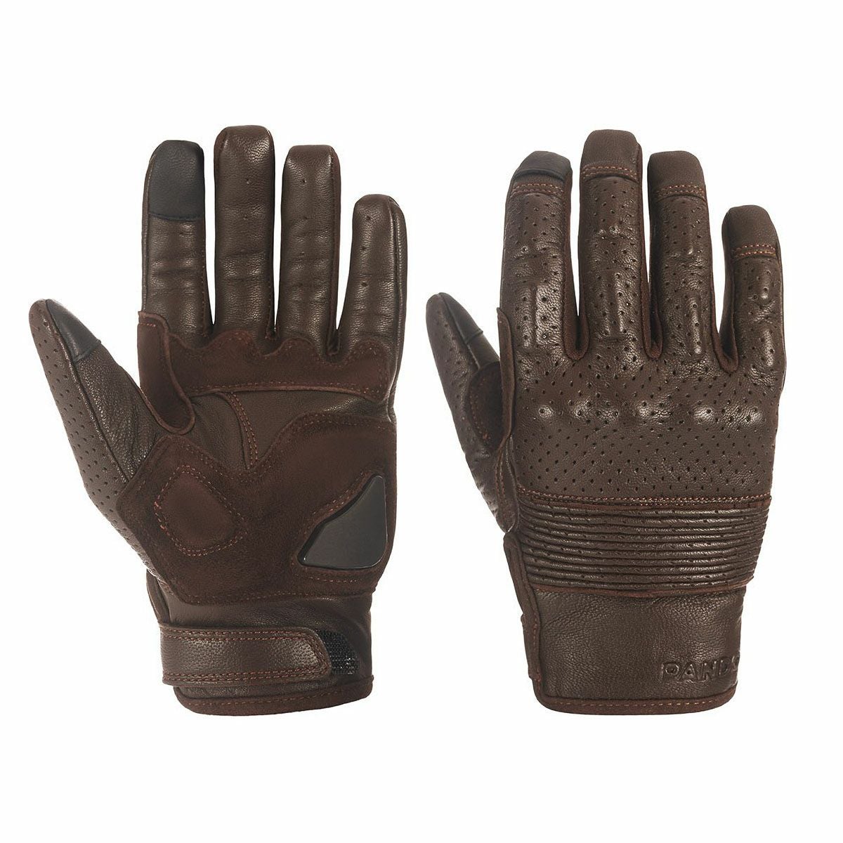 PANDO MOTO｜オニキス グローブ 02｜3シーズン｜ブラウン