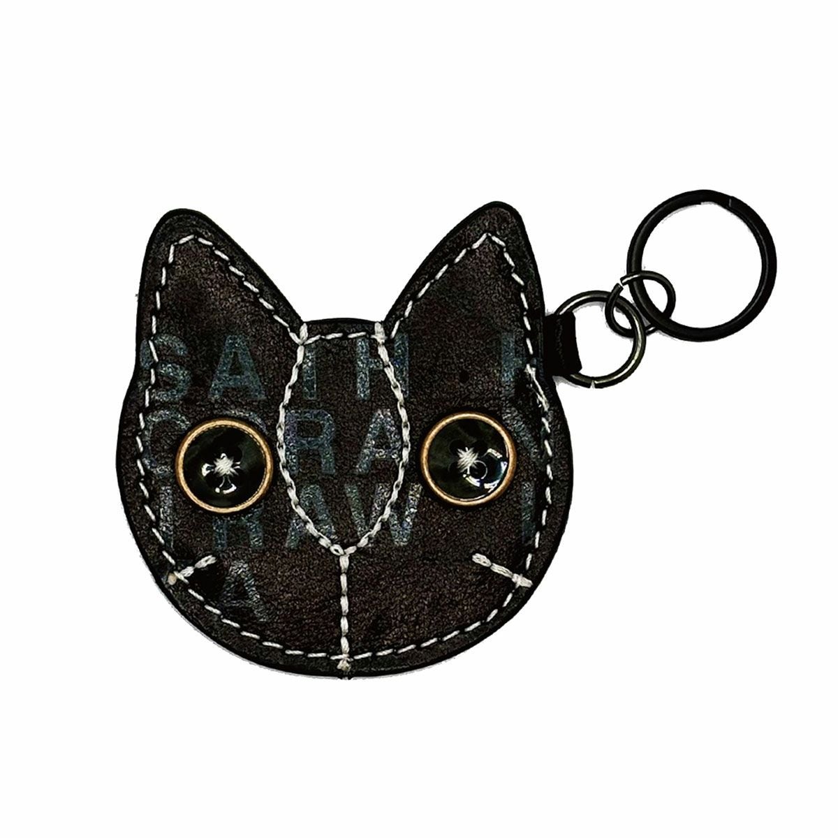 SHINICHIRO ARAKAWA｜"ウナ" エア｜キーホルダー｜ブラック×ブラック