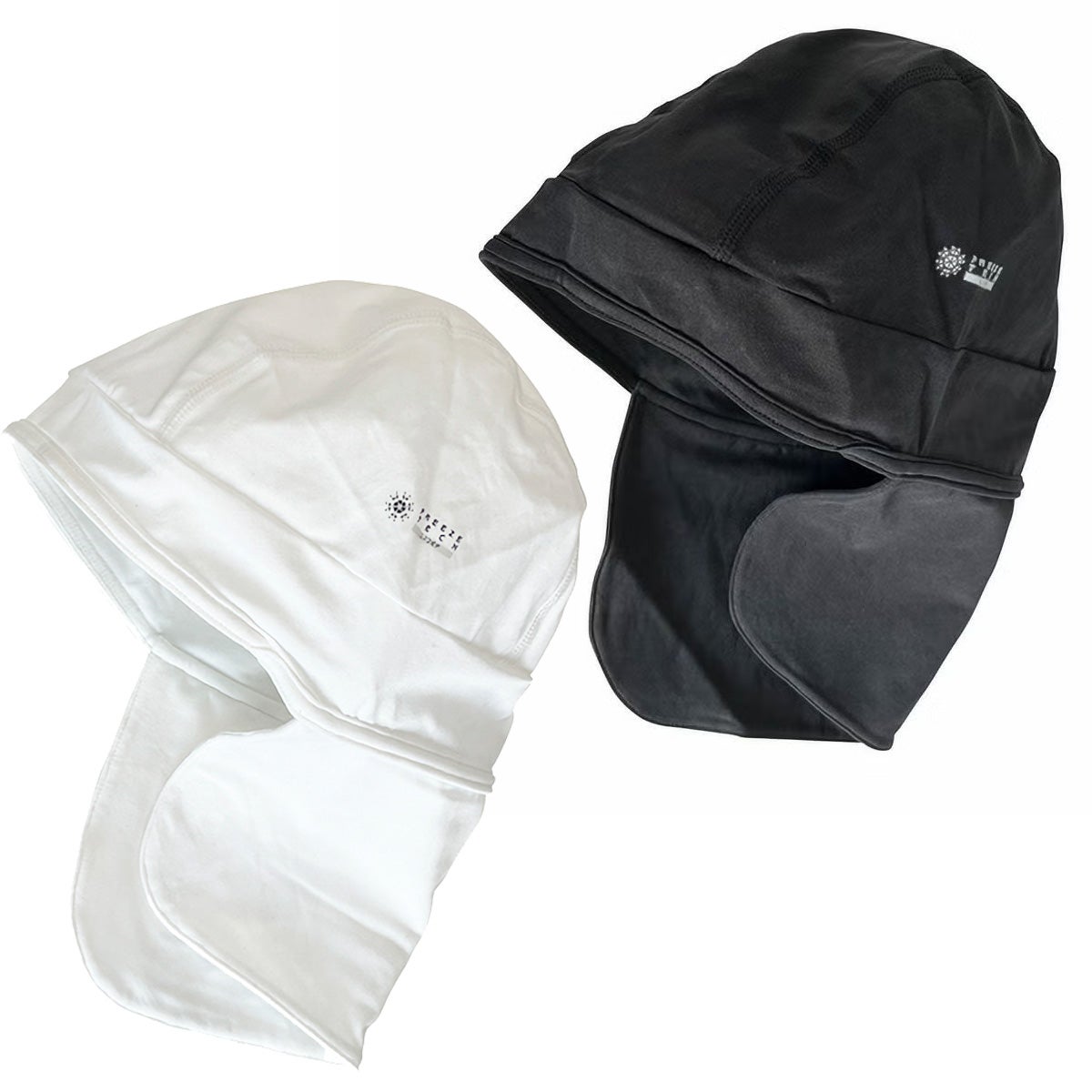 FREEZE TECH｜氷撃 冷感キャップ タレ付 Black LIDEF FREEZE TECH｜帽子