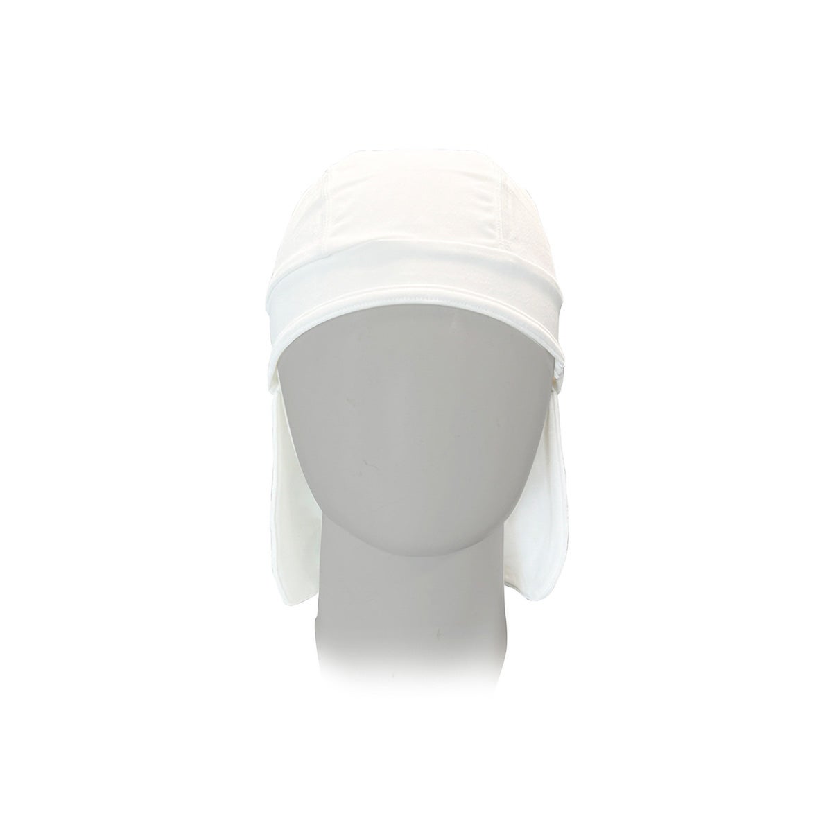 FREEZE TECH｜氷撃 冷感キャップ タレ付 Black LIDEF FREEZE TECH｜帽子｜ホワイト｜着用イメージ