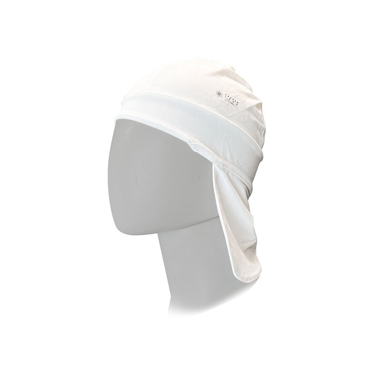 FREEZE TECH｜氷撃 冷感キャップ タレ付 Black LIDEF FREEZE TECH｜帽子｜ホワイト｜着用イメージ