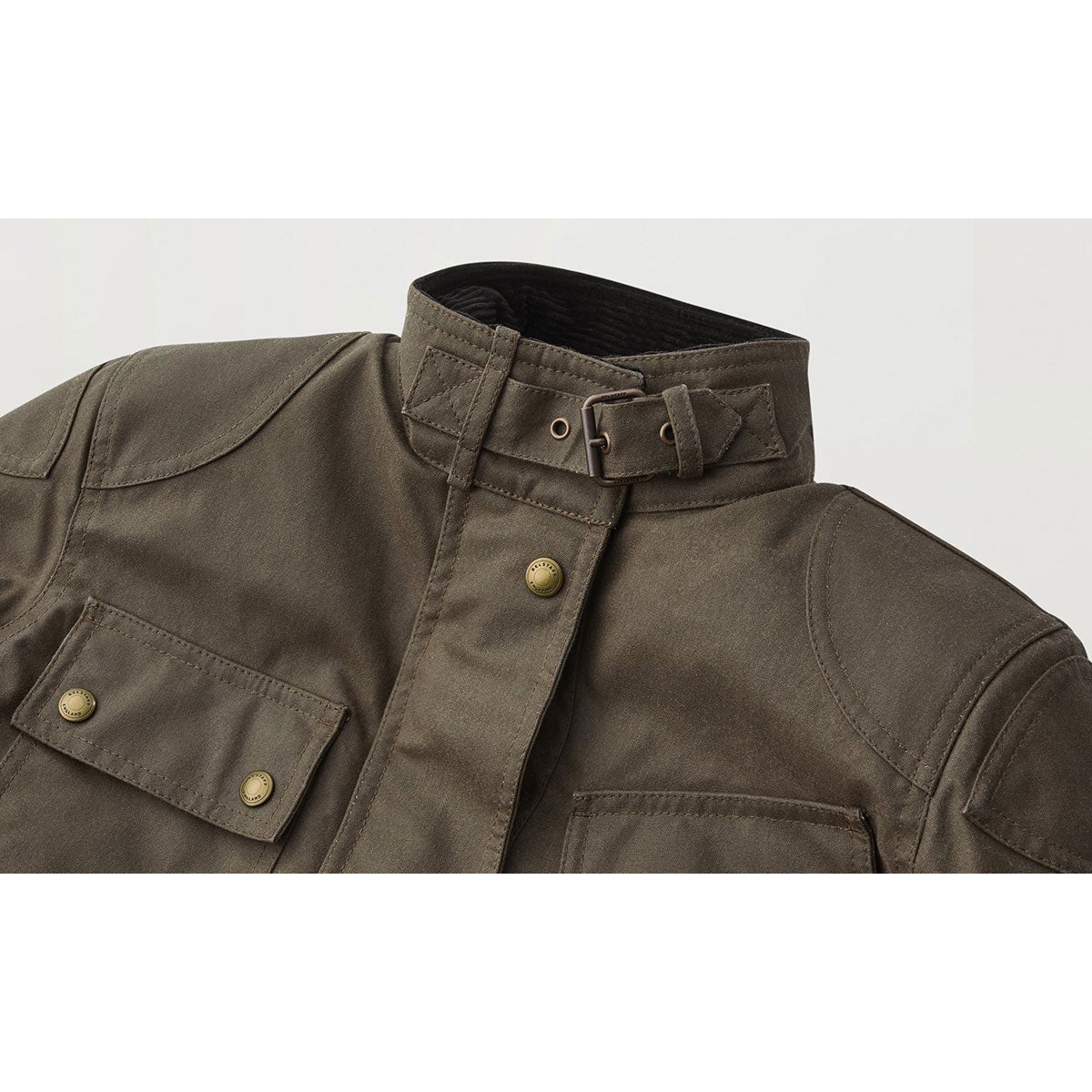 BELSTAFF｜トライアルマスター モーターサイクル ジャケット ウーマン｜ファブリック｜フォレストグリーン