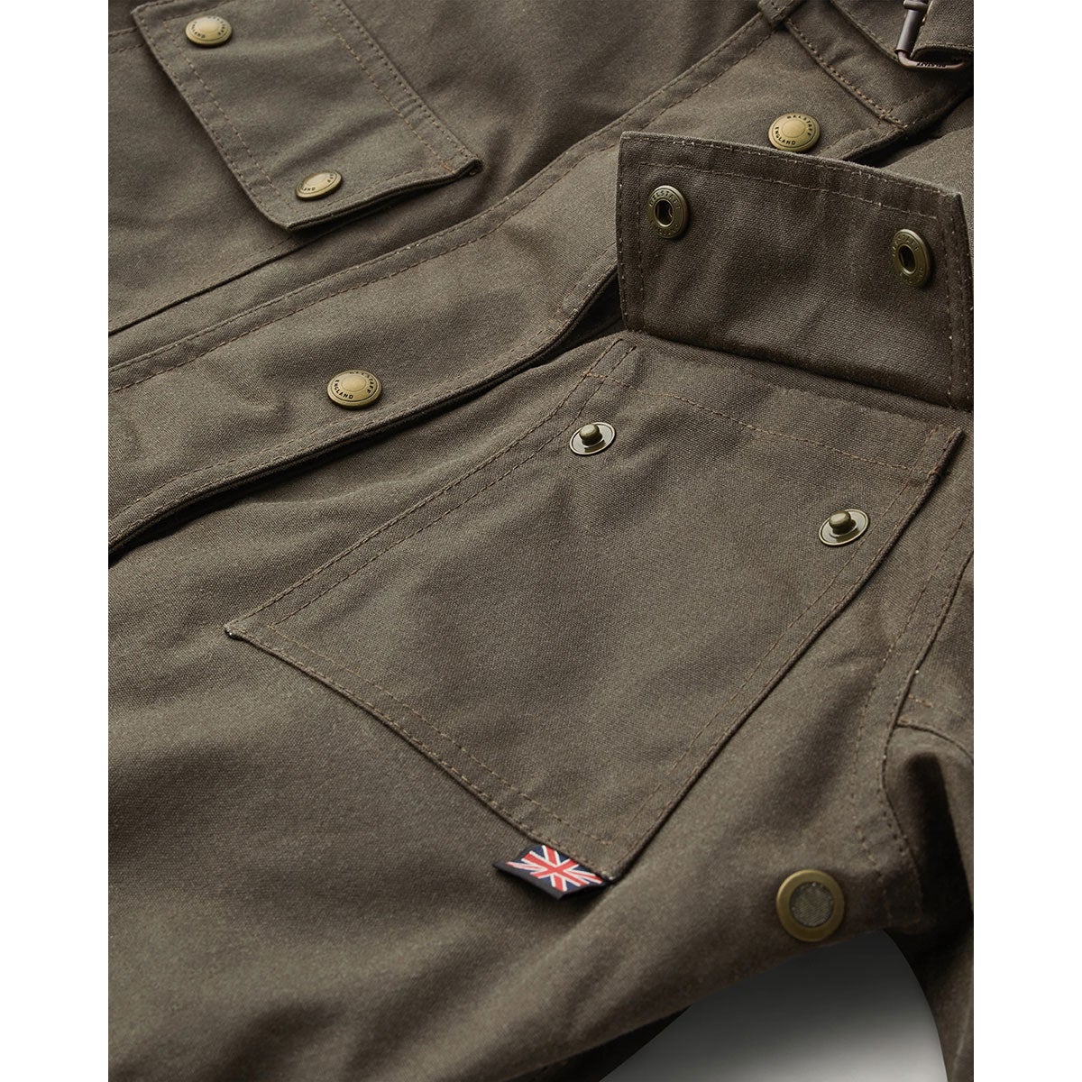 BELSTAFF｜トライアルマスター モーターサイクル ジャケット ウーマン｜ファブリック｜フォレストグリーン