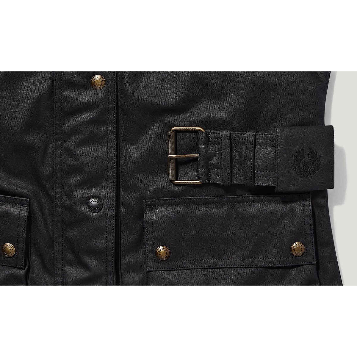 BELSTAFF｜トライアルマスター モーターサイクル ジャケット ウーマン｜ファブリック｜ブラック