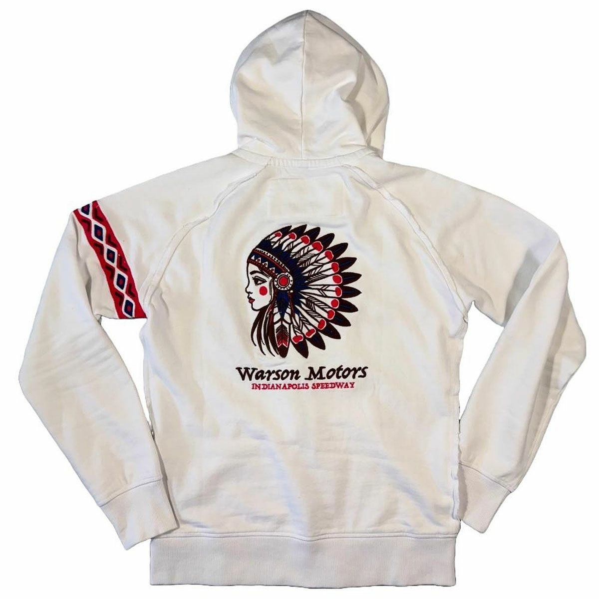 Warson Motors｜インディアナポリス フーディー ウーマン｜フーディ｜ホワイト