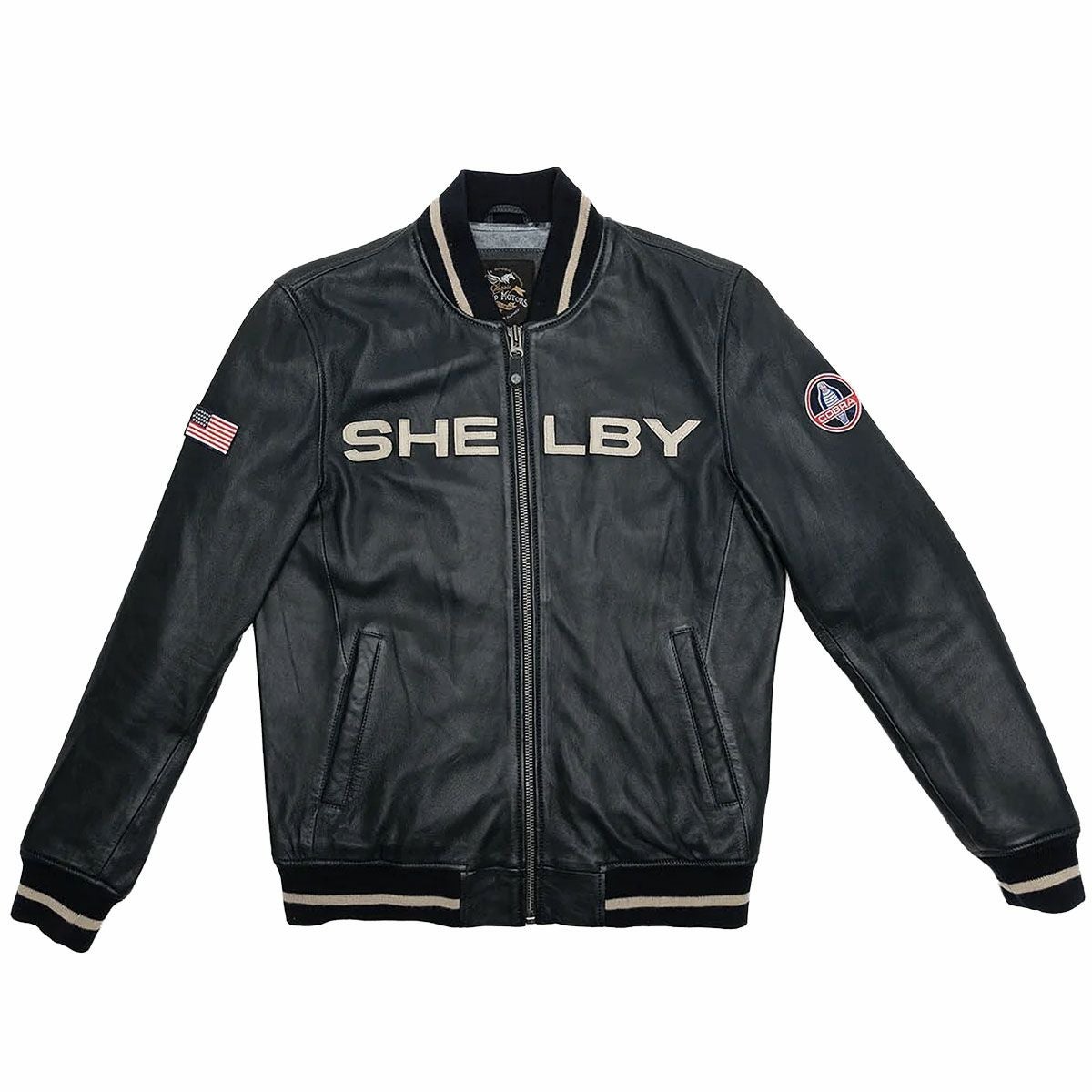 CLASSIC LEGEND MOTORS｜キャロル シェルビー ”ダラス” ブルゾン｜レザー｜マリンブルー