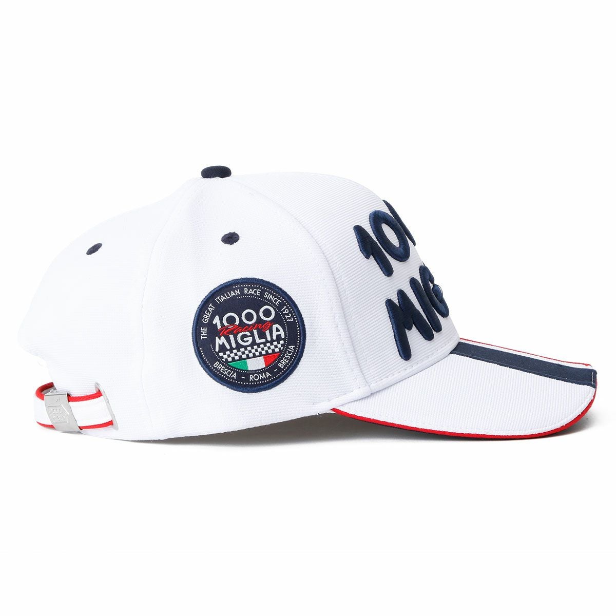 Mille Miglia｜ミッレミリア 3D ロゴ キャップ｜帽子｜ホワイト