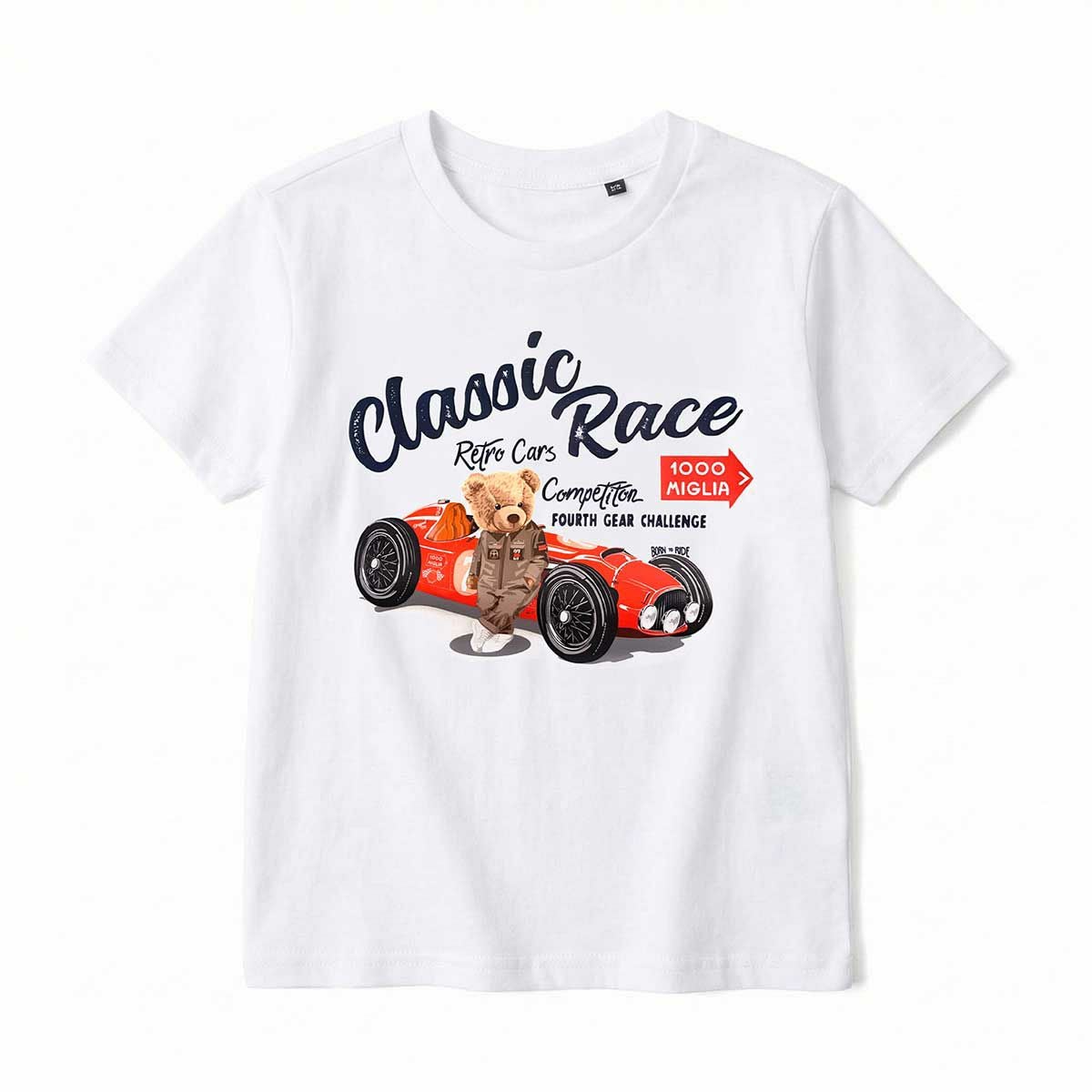 Mille Miglia｜ミッレミリア テディボーイ Tシャツ｜Tシャツ｜ホワイト