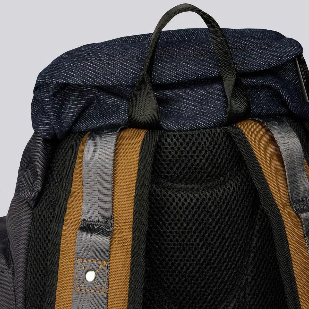 Replay｜ロウデニム バックパック｜バッグ｜バターナット×ナイトデニム×グラン