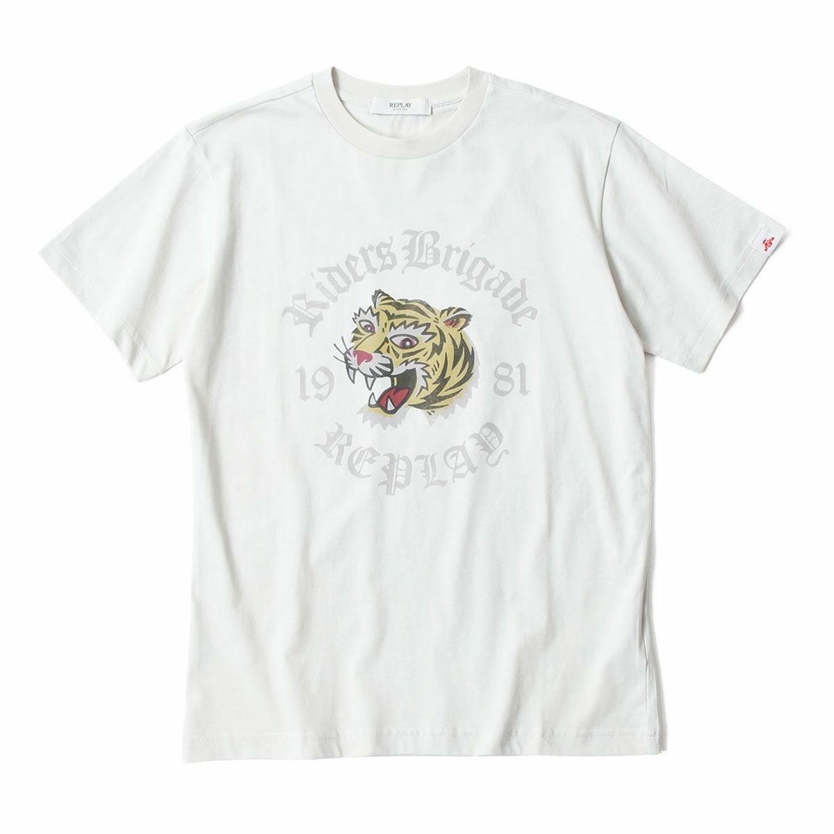 REPLAY｜タイガー プリント Tシャツ｜トップス｜クラウド