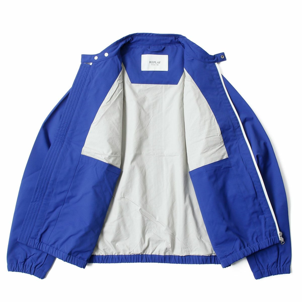 REPLAY｜コントラスト ディテール ジャケット｜アウター｜エレクトリック ブルー