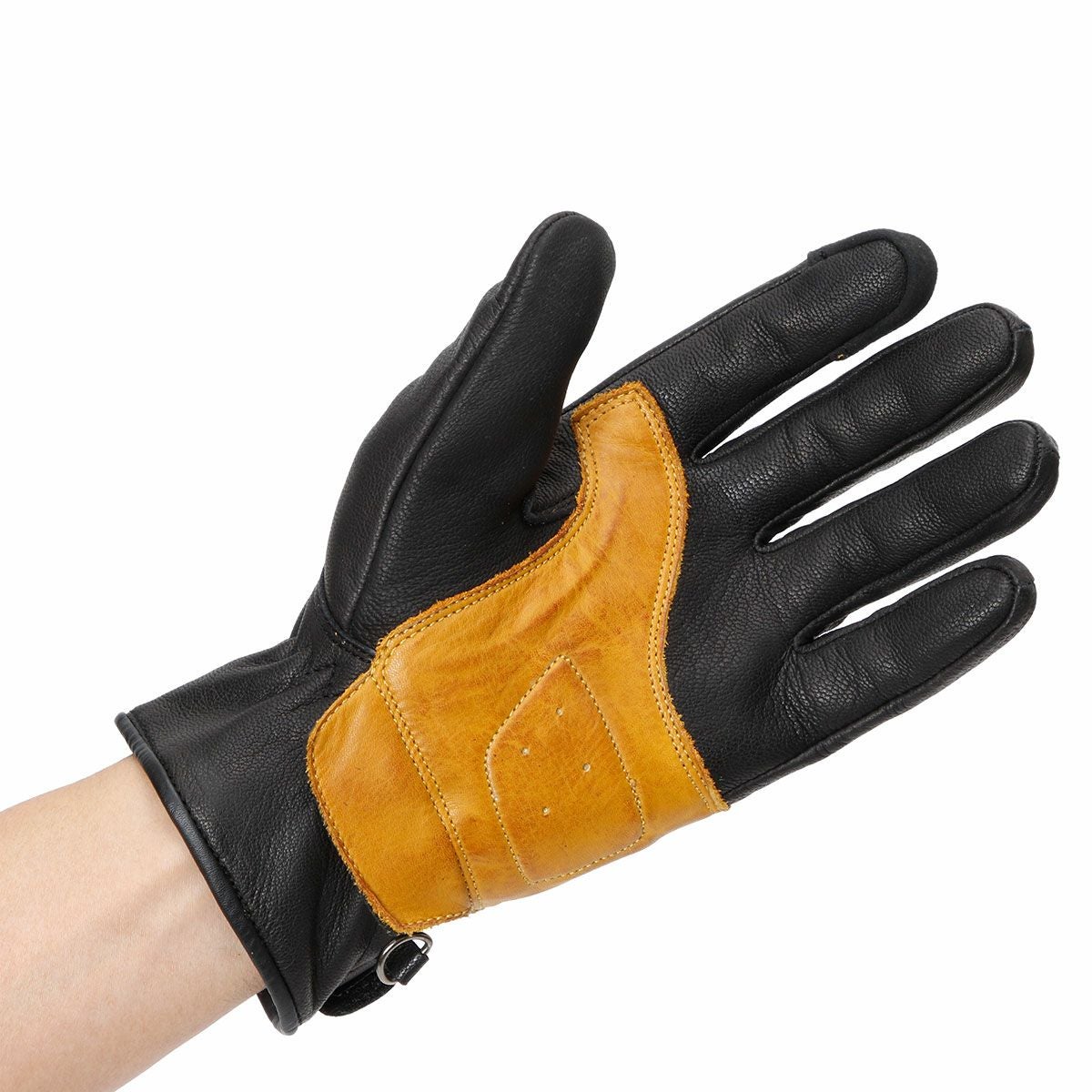 helstons｜ビジョン グローブ × ボンダッチ｜3シーズン｜ブラック×ゴールド｜モデル着用