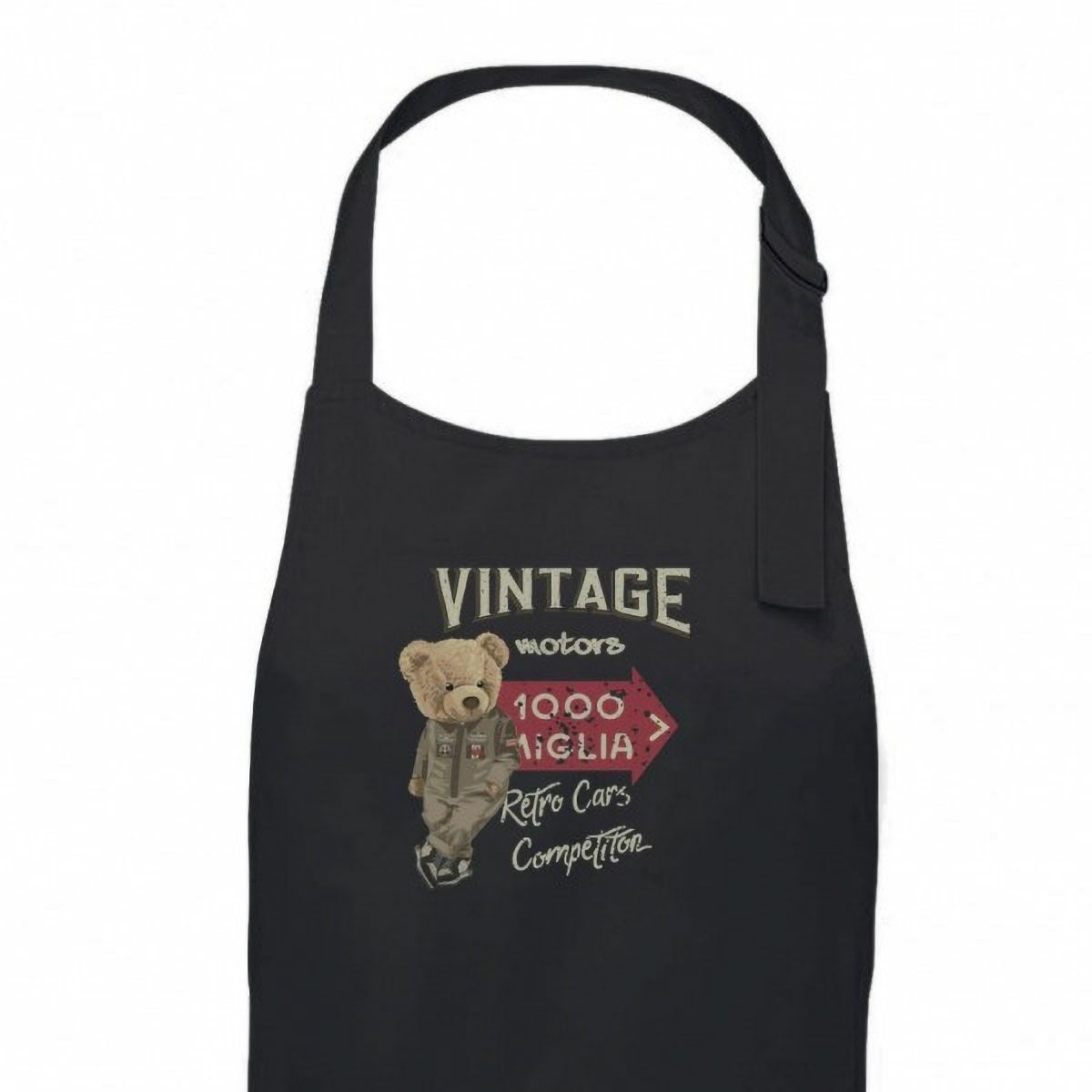 Mille Miglia｜ミッレミリア ヴィンテージ テディ エプロン｜雑貨｜ブラック