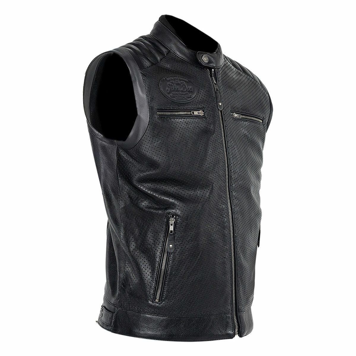 John Doe｜ストーム レザー ベスト｜トップス｜ブラック