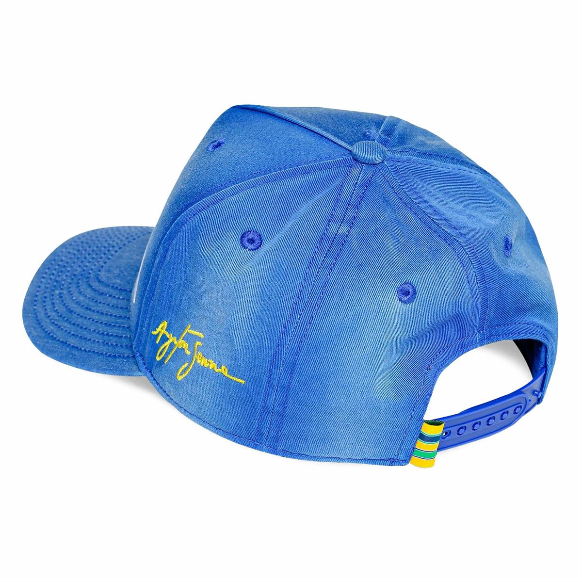 AyrtonSenna｜アイルトン・セナ ナショナル ヴィンテージ ウォッシュド ベースボールキャップ｜帽子｜ブルー