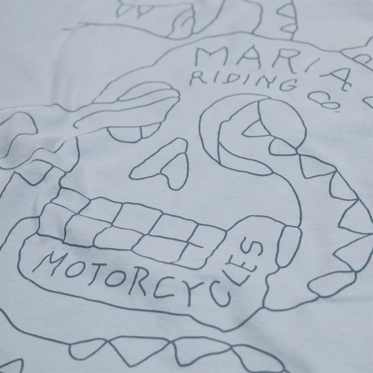 Maria Riding Company｜スクリュード Tシャツ｜トップス｜ライトブルー