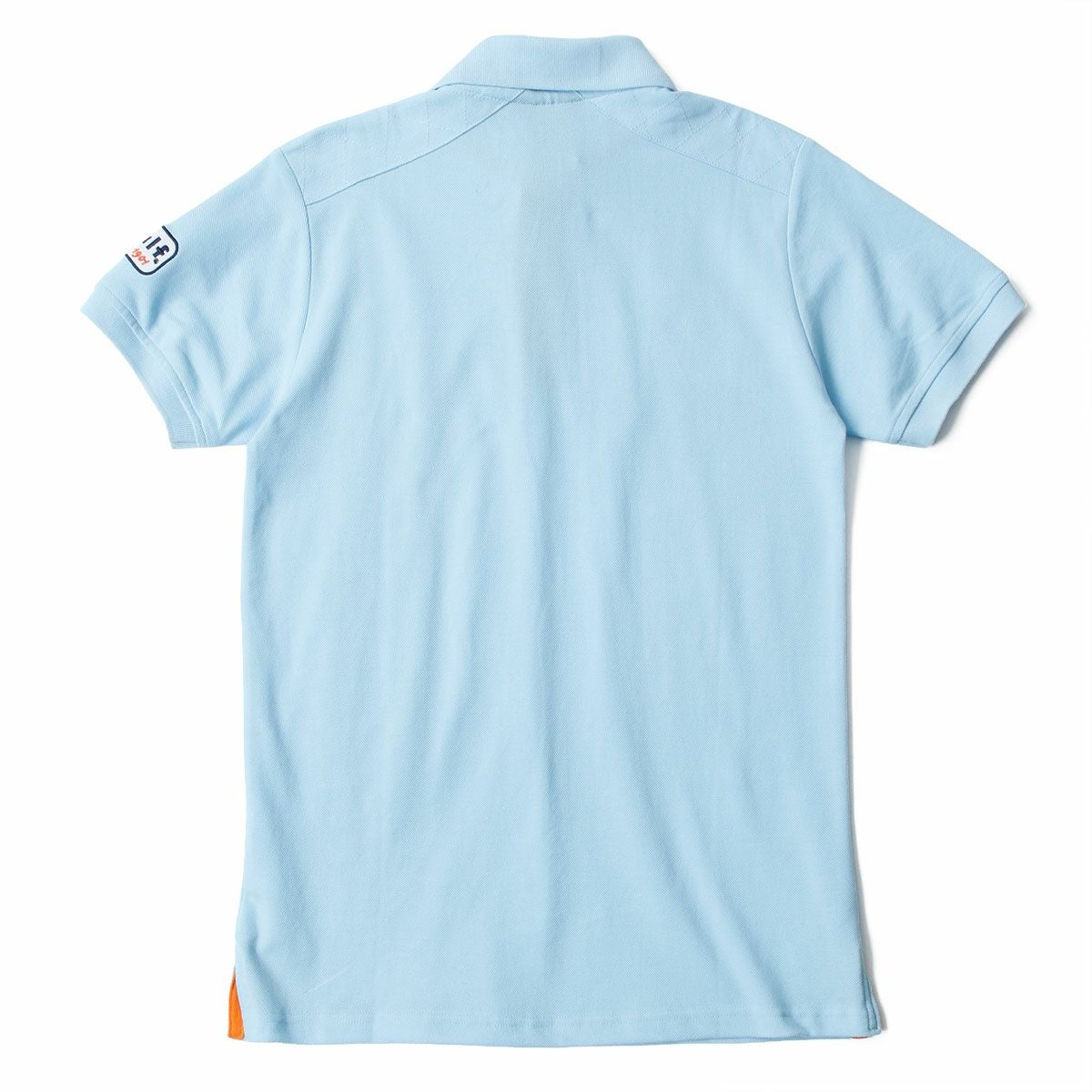 GULF｜ガルフ モダン ストライプ ポロ｜ポロシャツ｜ライトブルー