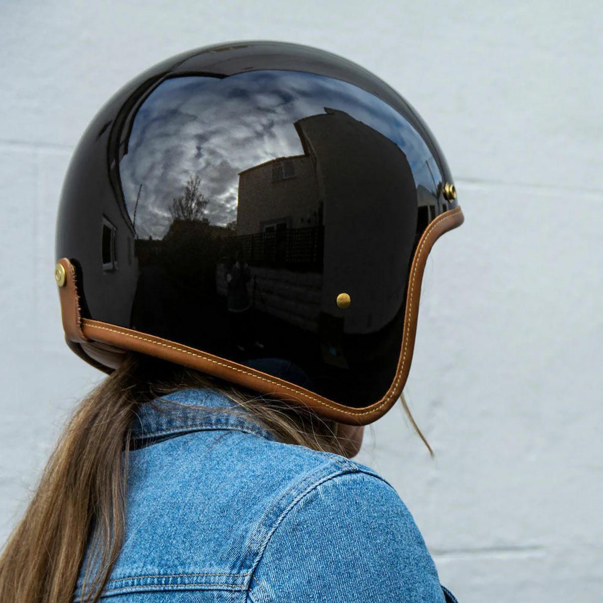 HEDON｜ヘドニスト マカダミア オープンフェイス ヘルメット｜ジェット｜マカダミア｜モデル着用