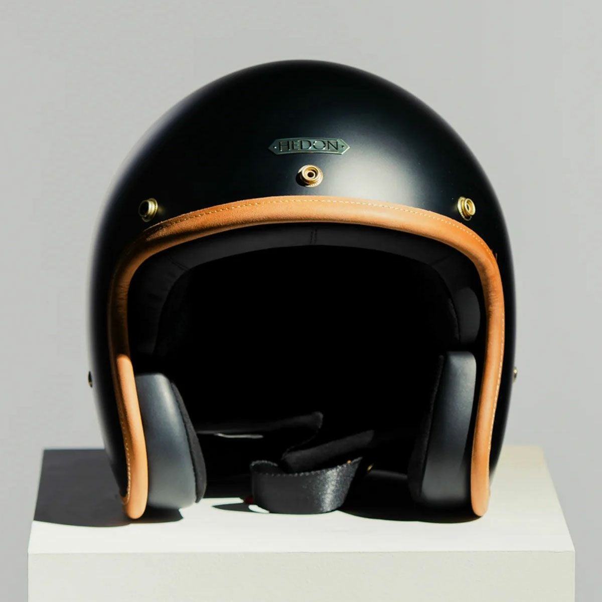 HEDON｜ヘドニスト ステイブル ブラック オープンフェイス ヘルメット｜ジェット｜ステイブルブラック