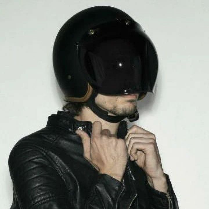 HEDON｜ヘドニスト ステイブル ブラック オープンフェイス ヘルメット｜ジェット｜ステイブルブラック｜モデル着用