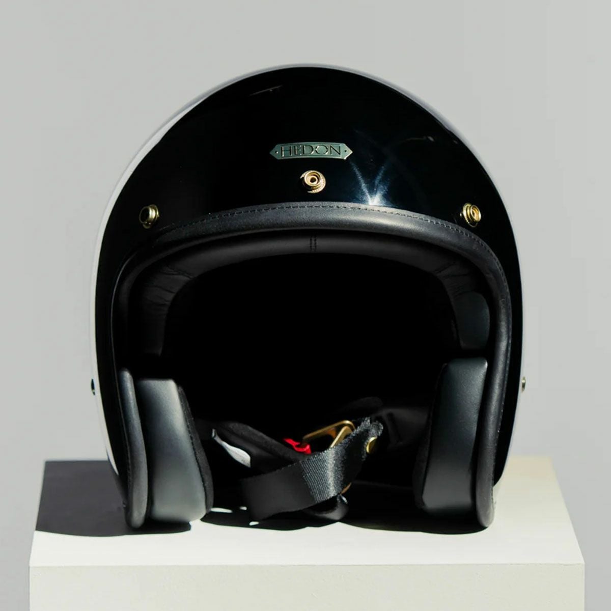 HEDON｜ヘドニスト シグネイチャー ブラック オープンフェイス ヘルメット｜ジェット｜ブラック