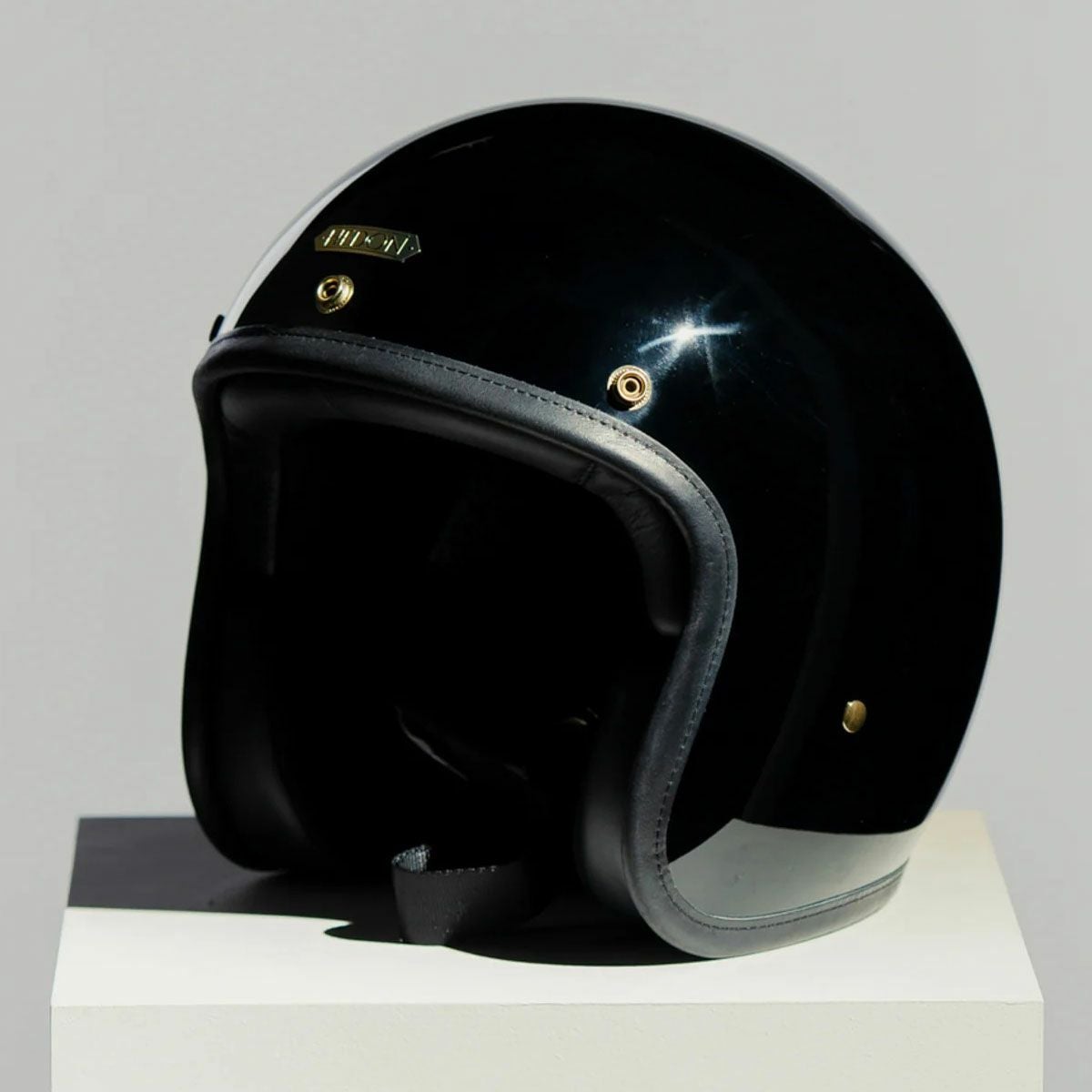 HEDON｜ヘドニスト シグネイチャー ブラック オープンフェイス ヘルメット｜ジェット｜ブラック