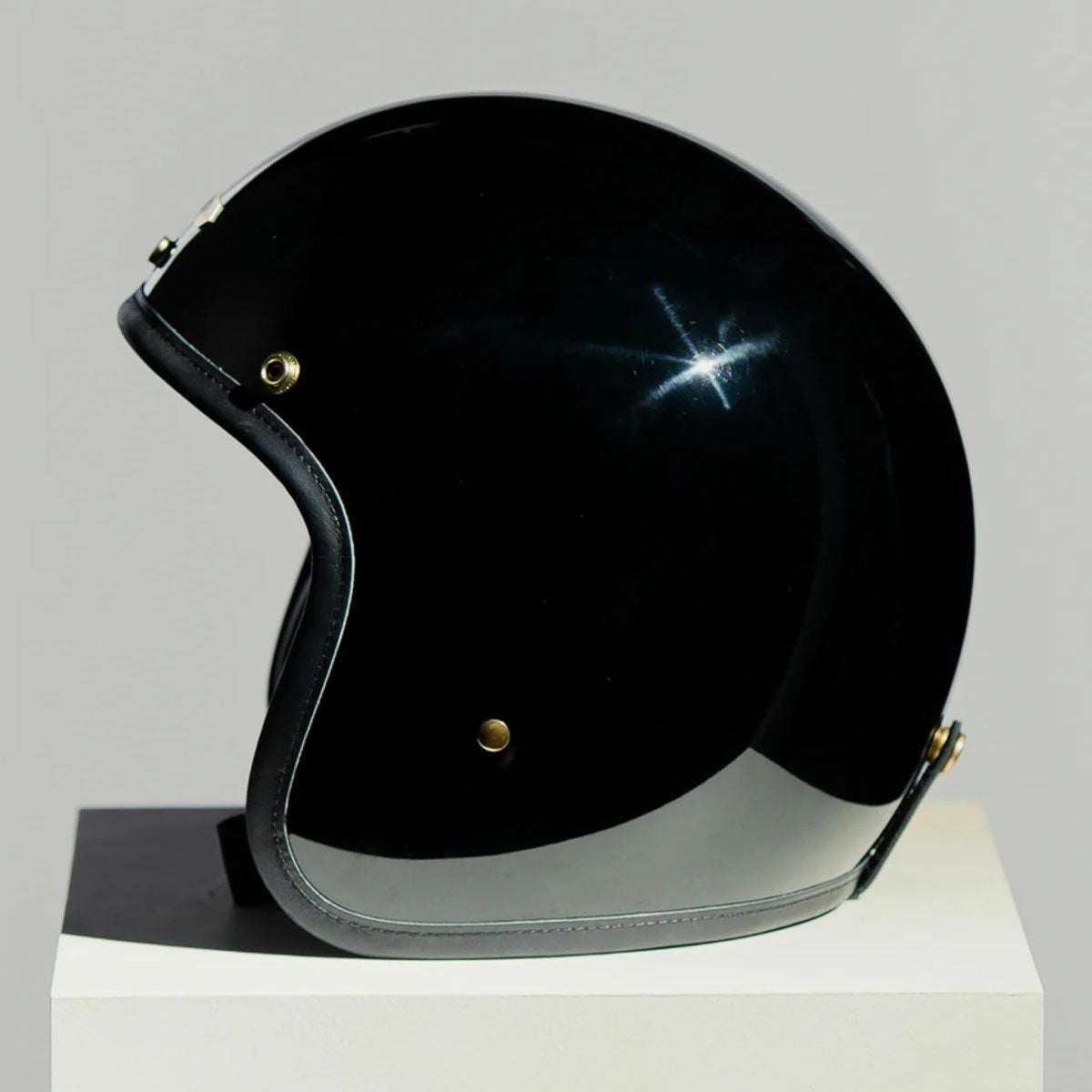 HEDON｜ヘドニスト シグネイチャー ブラック オープンフェイス ヘルメット｜ジェット｜ブラック